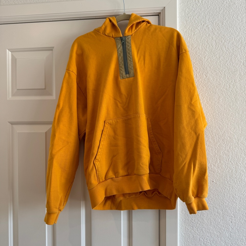 Madhappy Orange Sweatshirt half zip